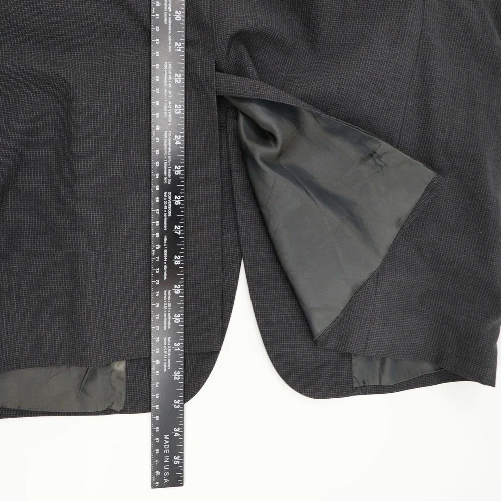 Brooks Brothers Brooks Ease Blazer Mens Gray Two Button Sport Coat‎ Size 41L